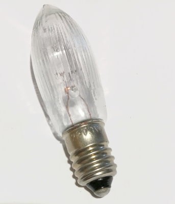Schwibbogen Glühlampe kerze 3W / 16V E10 Warmweiß